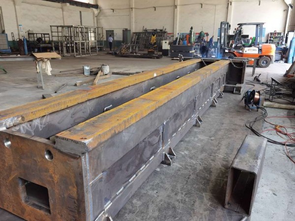 機(jī)床床身鋼結(jié)構(gòu)件焊接